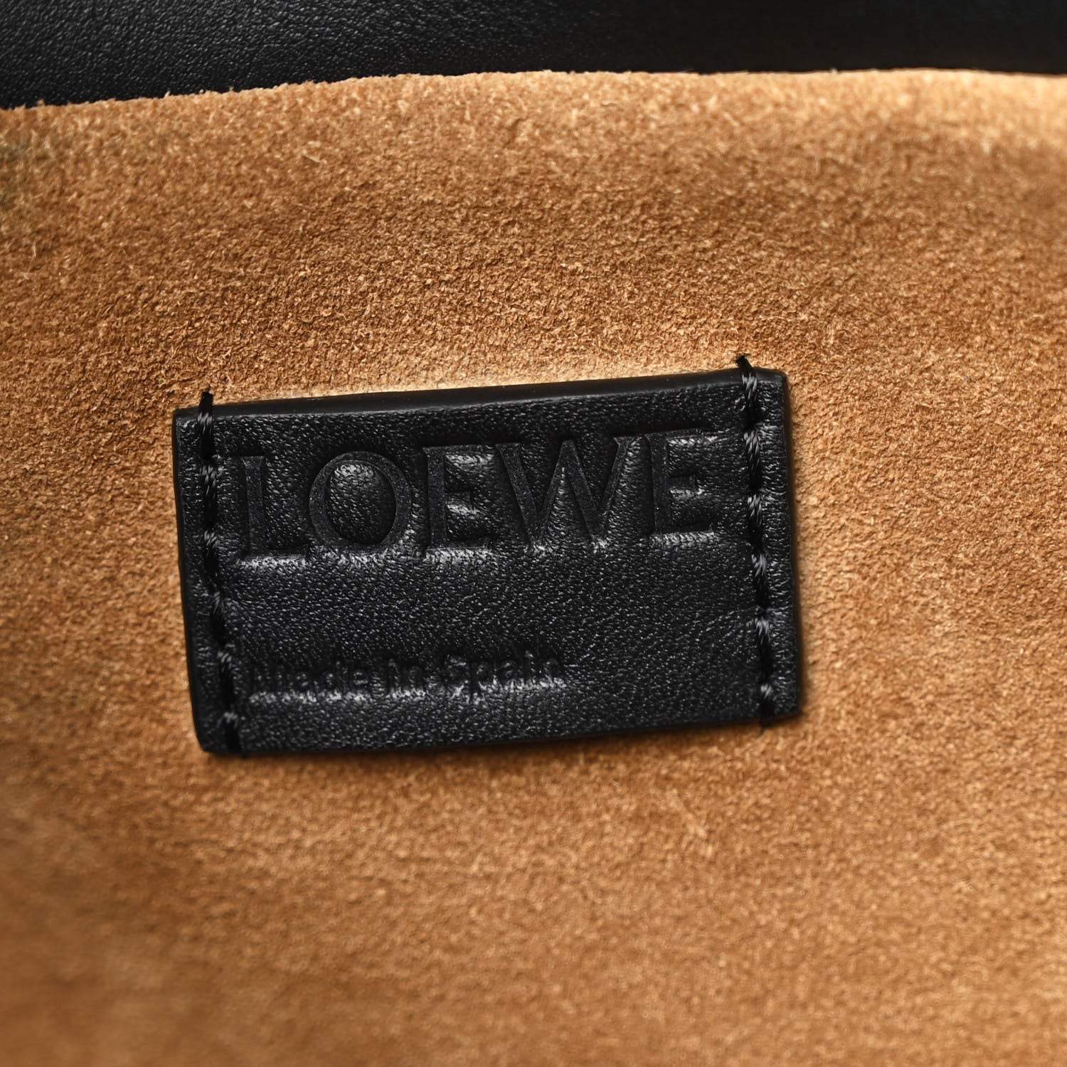 Loewe Calfskin Flamenco Knot Bag Black 6 of 10