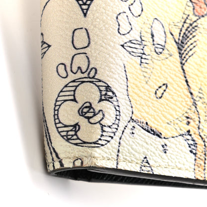 Louis Vuitton Savane Monogram Chapman Giraffe Brazza Wallet 10 of 11