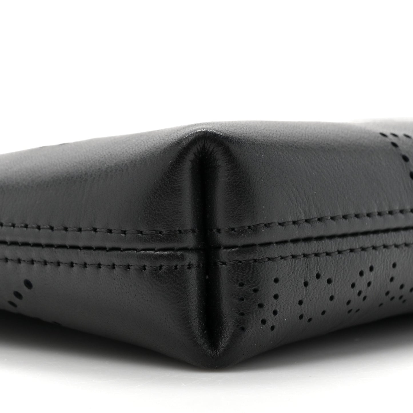 Calfskin Eyelets Clutch