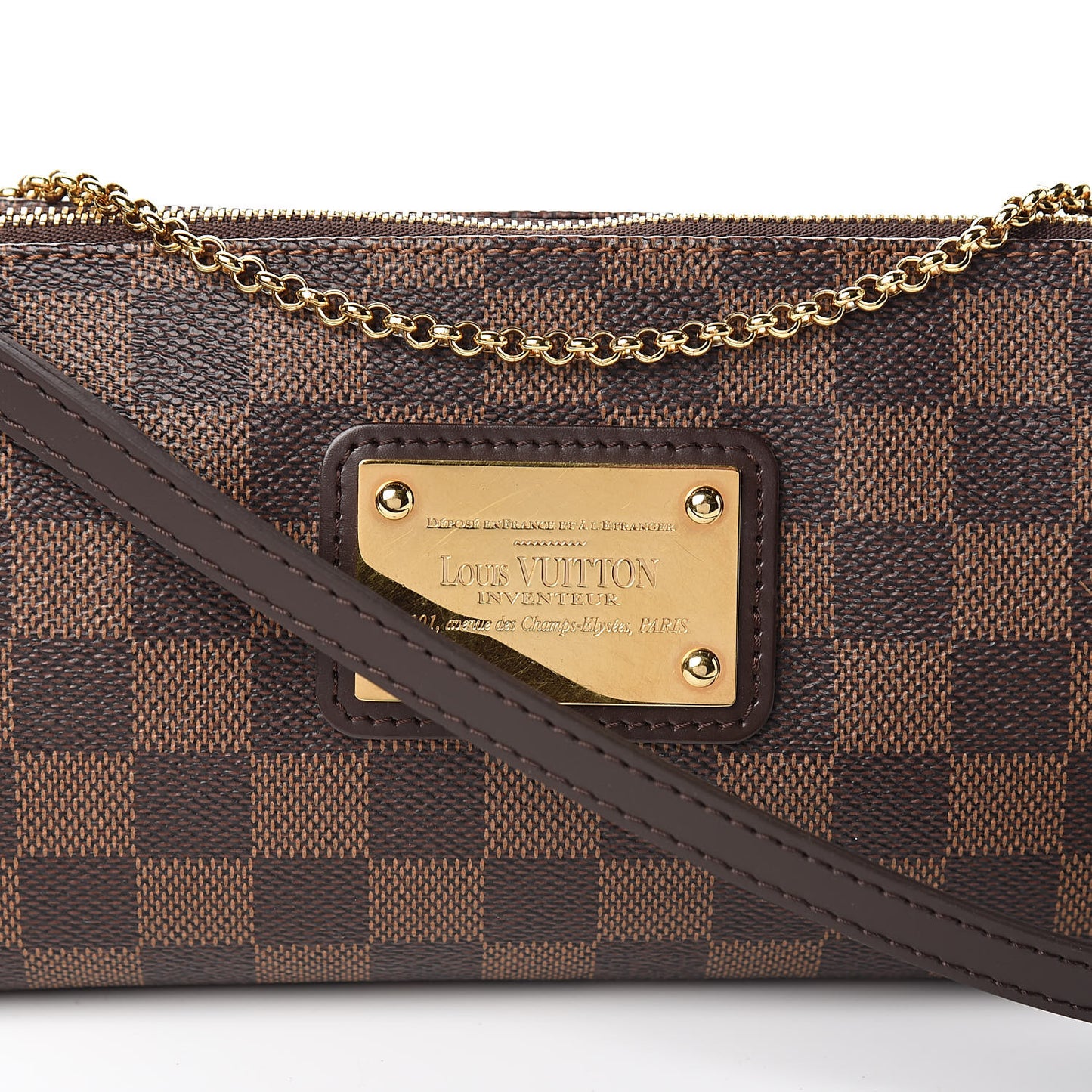 Damier Ebene Eva Clutch