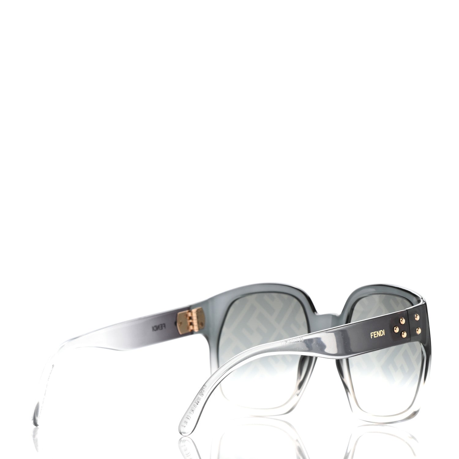 Fendi Acetate Sunglasses FF0404/S Silver 4 of 7