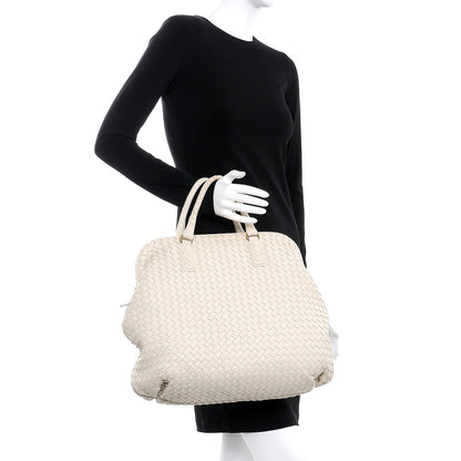Bottega Veneta Nappa Intrecciato Frame Tote Colonial 2 of 14