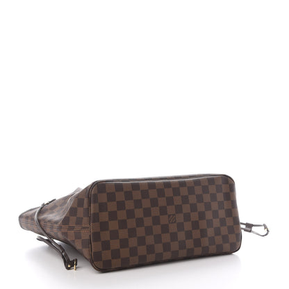 Louis Vuitton Damier Ebene Neo Neverfull MM Rose Ballerine 5 of 9