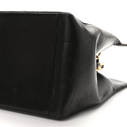 Chanel Lambskin Quilted Grand Shopping Tote GST Black 11 of 11