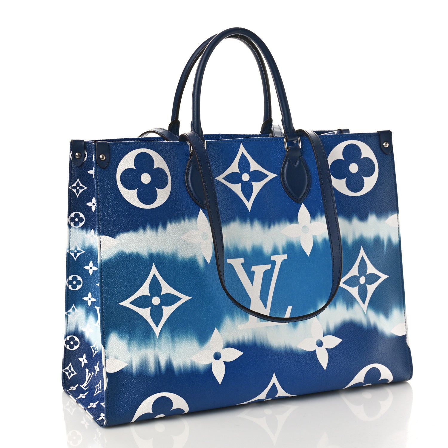 Louis Vuitton Monogram Escale Onthego GM Blue 2 of 11