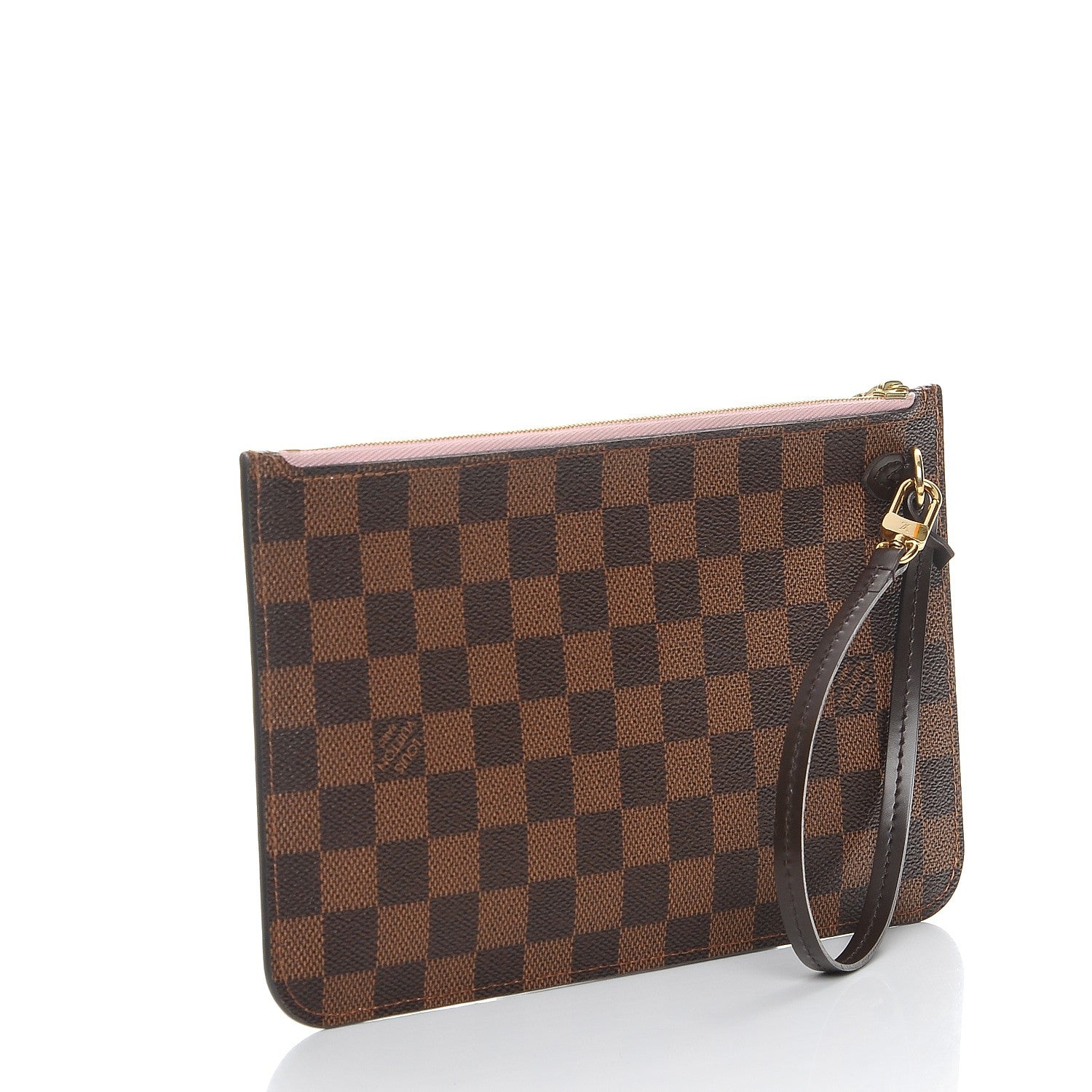 Louis Vuitton Damier Ebene Neverfull MM GM Pochette Rose Ballerine 3 of 8