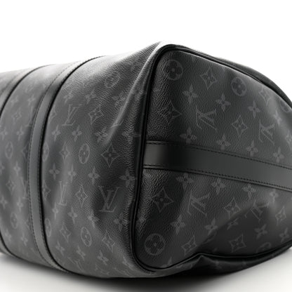 Louis Vuitton Monogram Eclipse Keepall Bandouliere 45 9 of 9