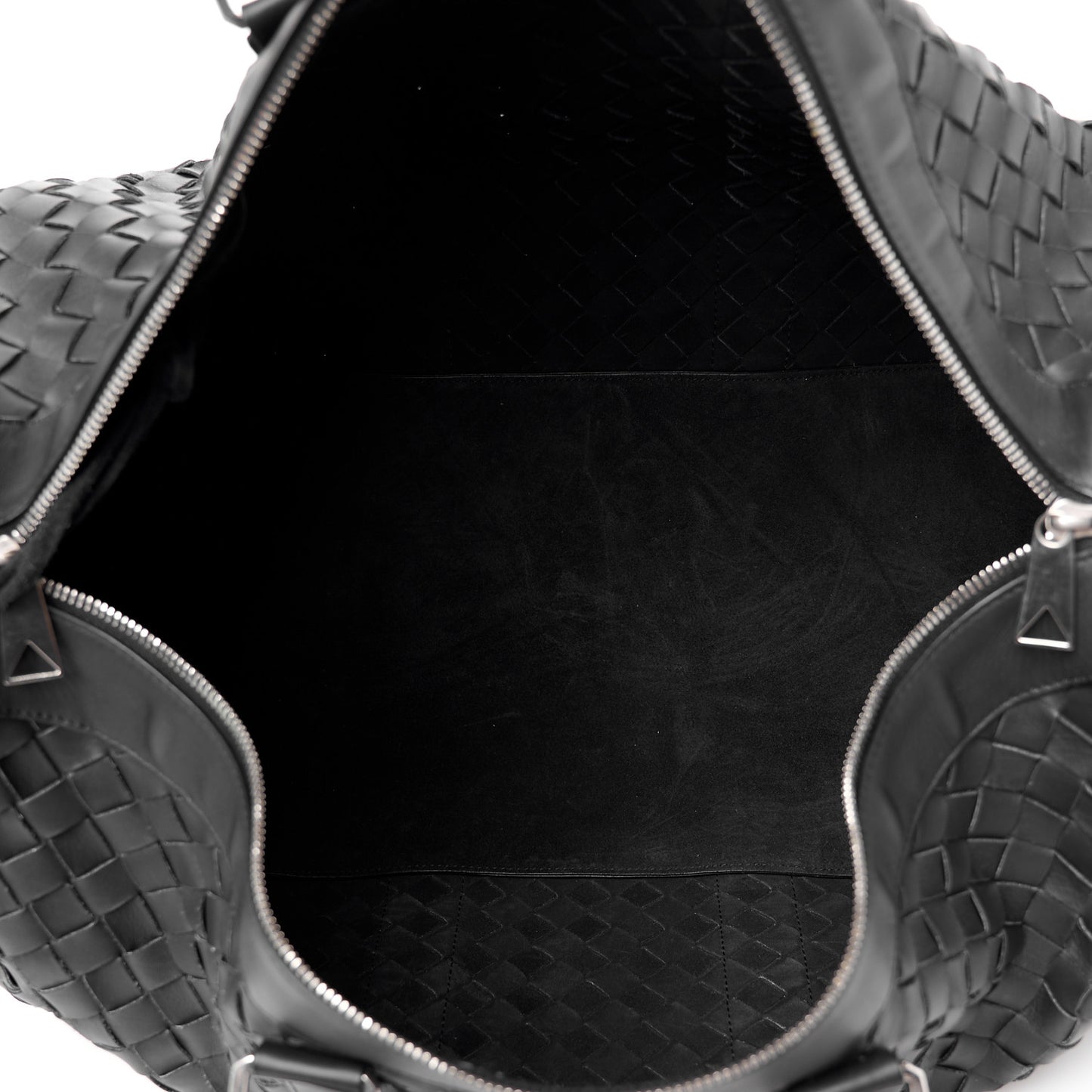 Nappa Intrecciato Duffle Bag Black