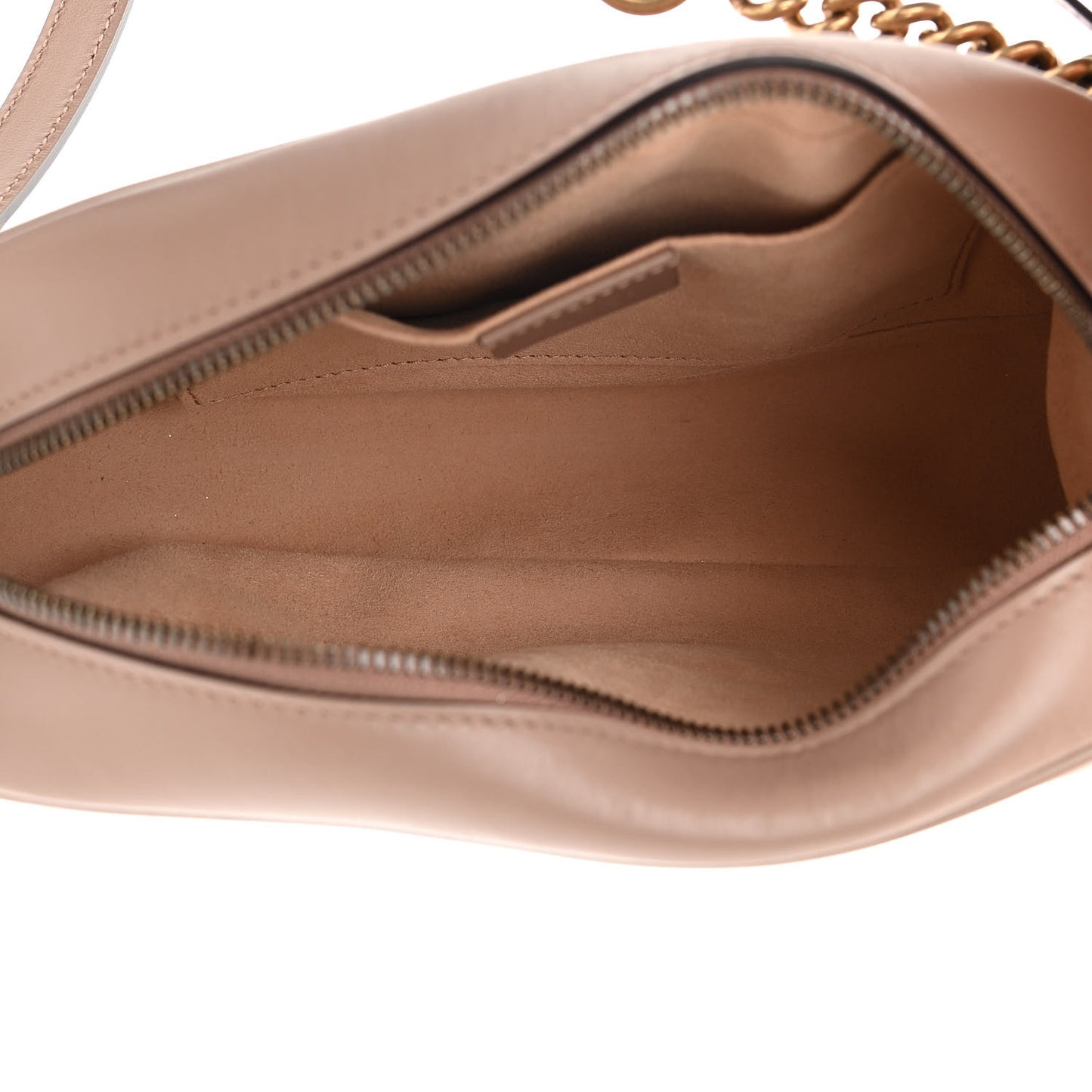 Calfskin Matelasse Small GG Marmont Chain Shoulder Bag Porcelain Rose