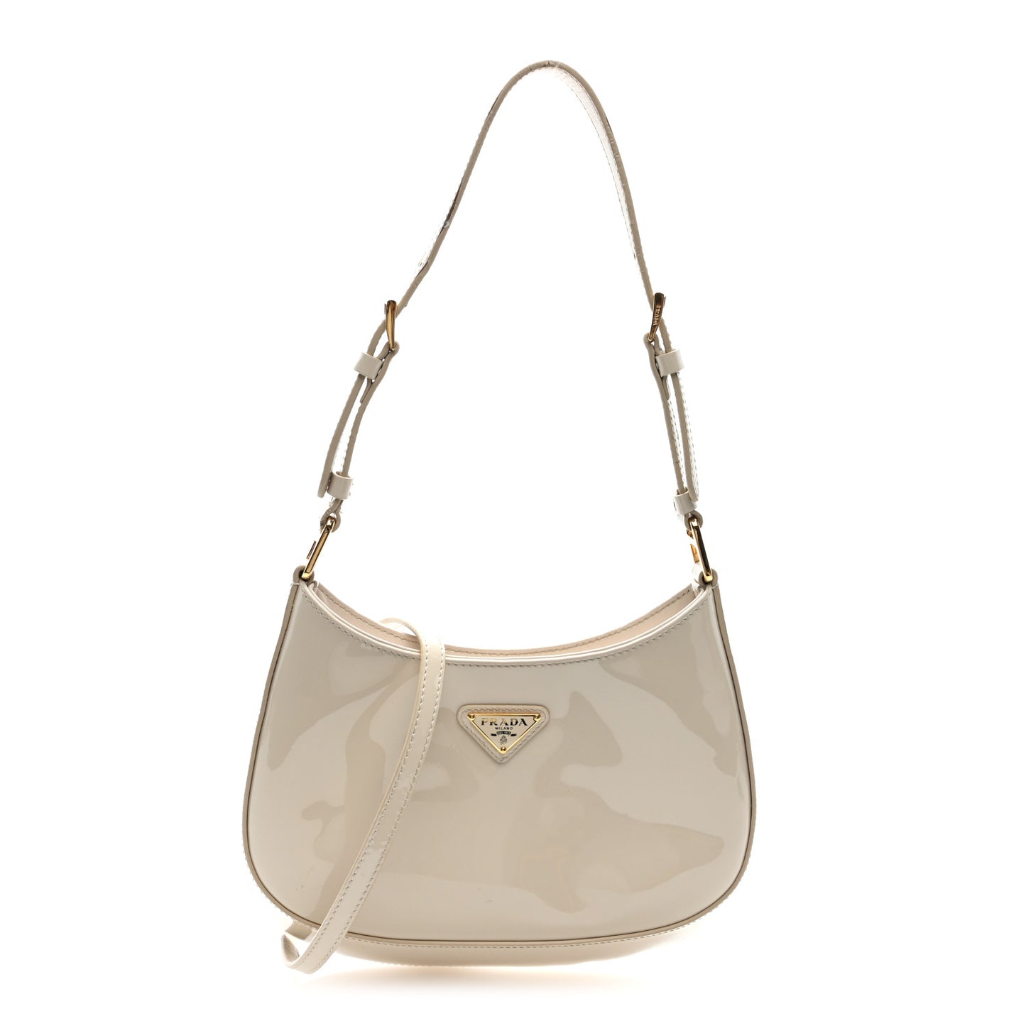 Spazzolato Cleo Adjustable Strap Shoulder Bag Avorio