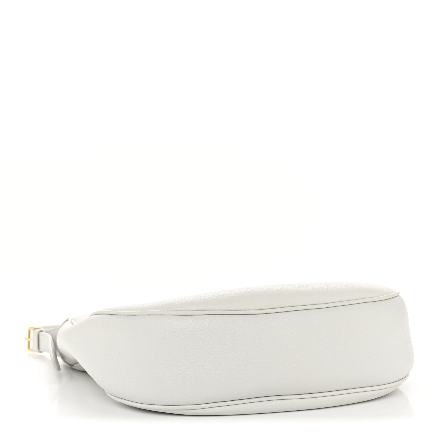 Celine Supple Calfskin Cuir Triomphe Heloise Shoulder Bag Light Stone 4 of 12