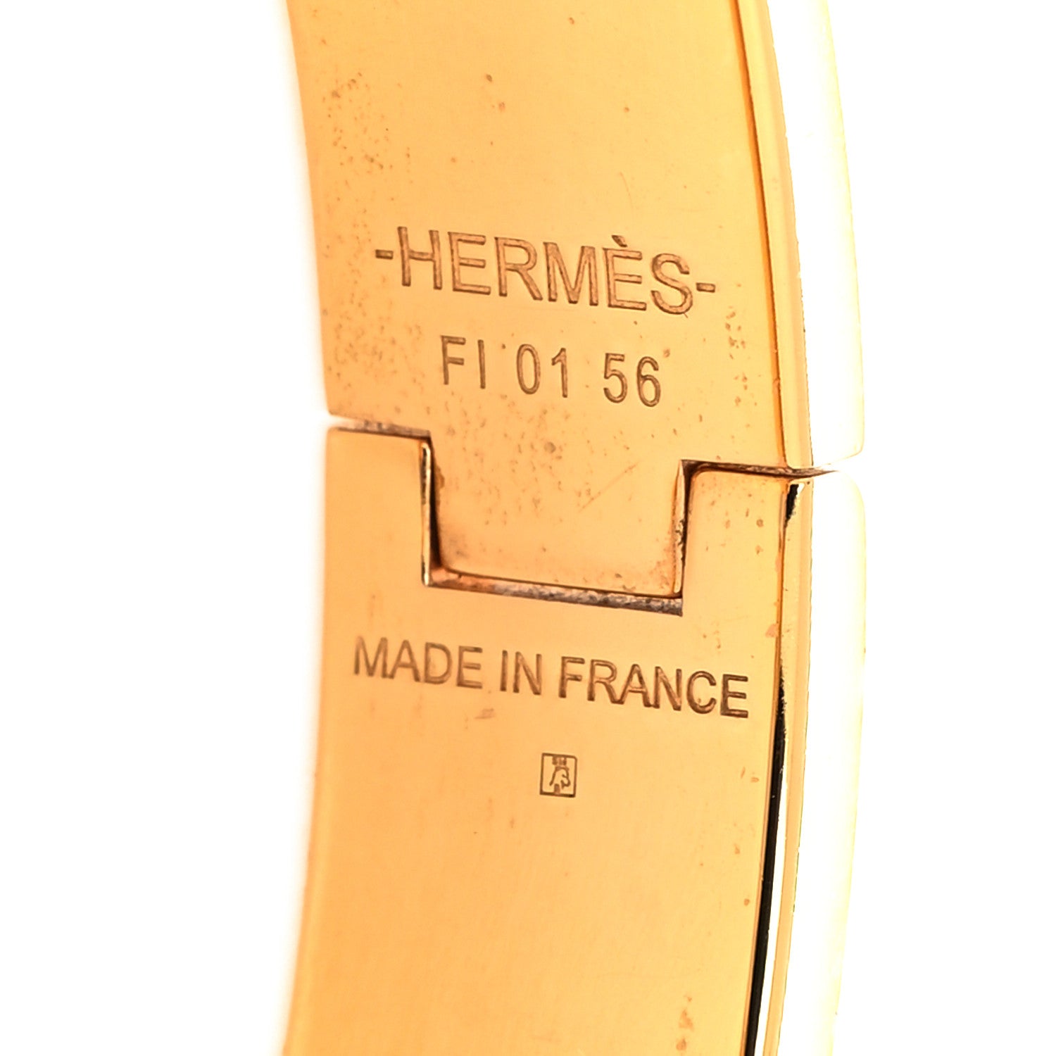 Hermes Enamel Narrow Clic Clac H Bracelet PM Rose Dragee 5 of 5