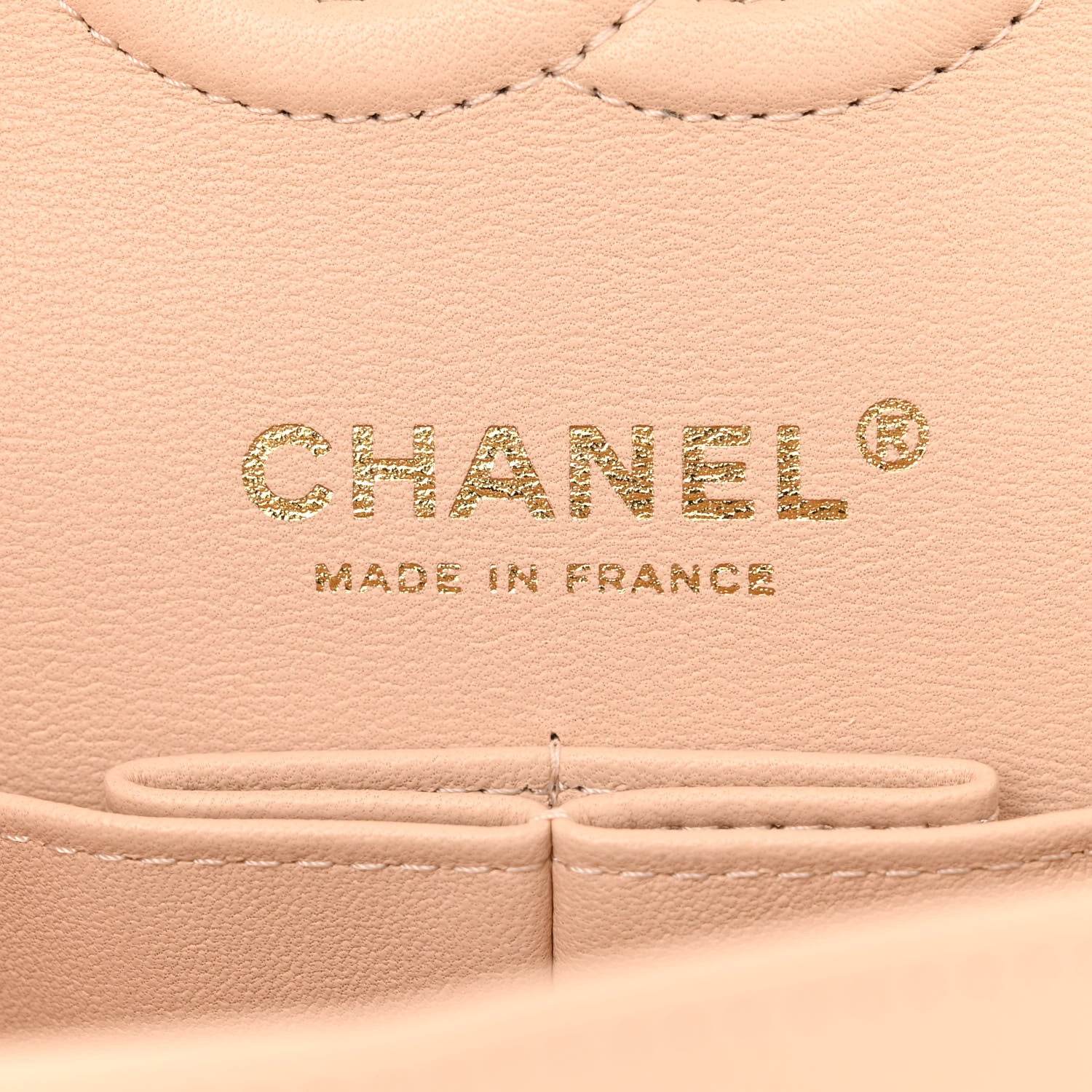 Chanel Lambskin Quilted Small Double Flap Beige 6 of 11