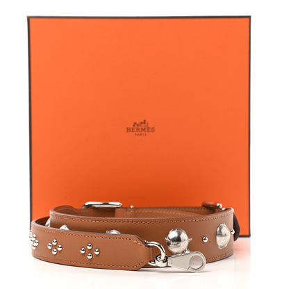 Hermes Swift Studded Carnaby Losange Shoulder Strap Gold 5 of 5