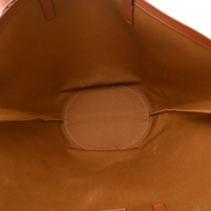 Celine Canvas Calfskin Camouflage Large Couffin Logo Tote Khaki 5 of 12