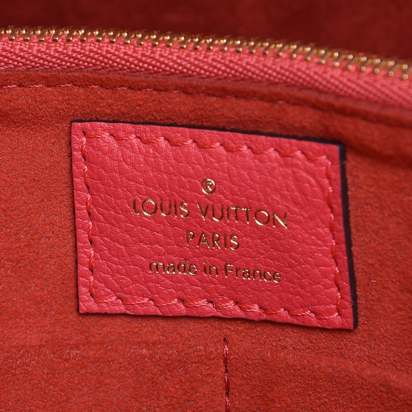 Calfskin Monogram Kimono Tote Poppy