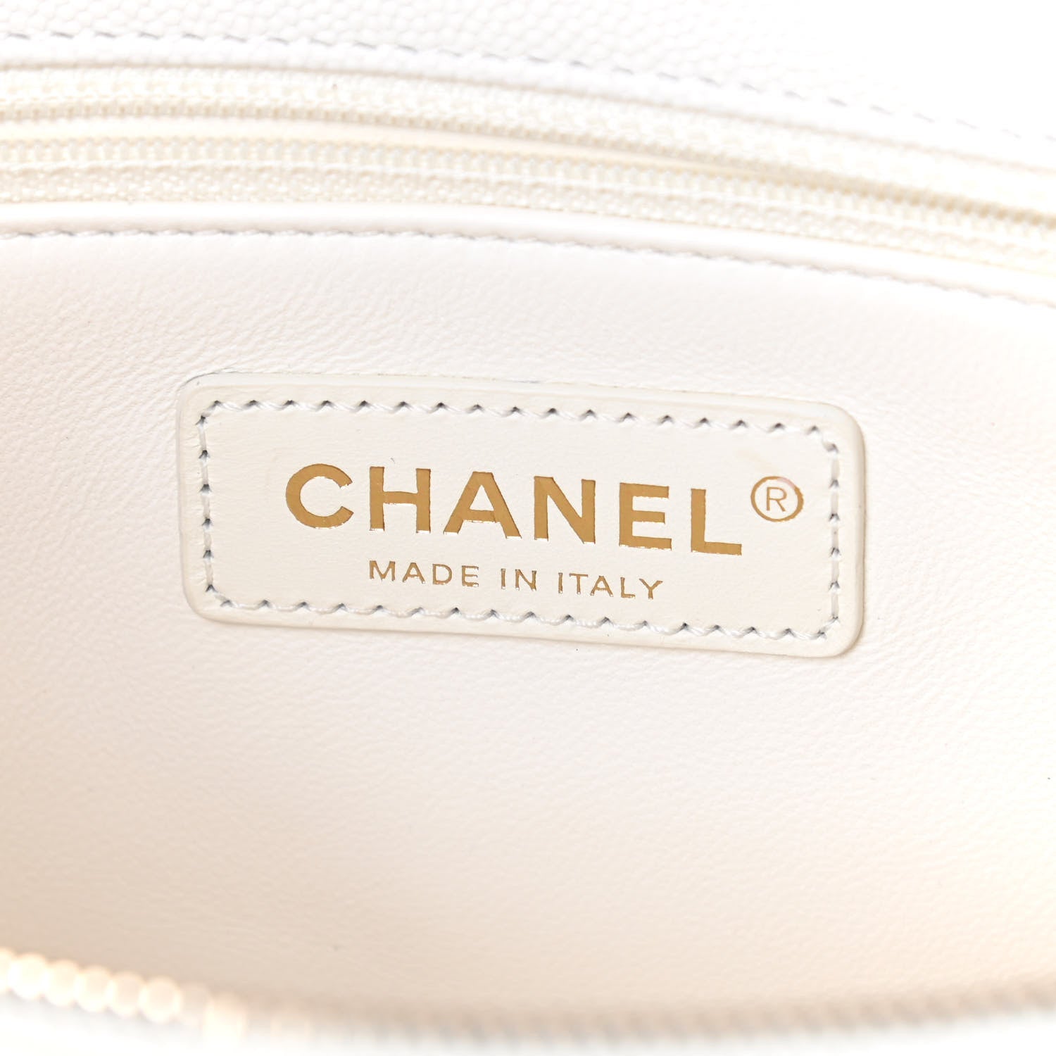 Chanel Caviar Quilted Small Coco Handle Flap White 6 of 11