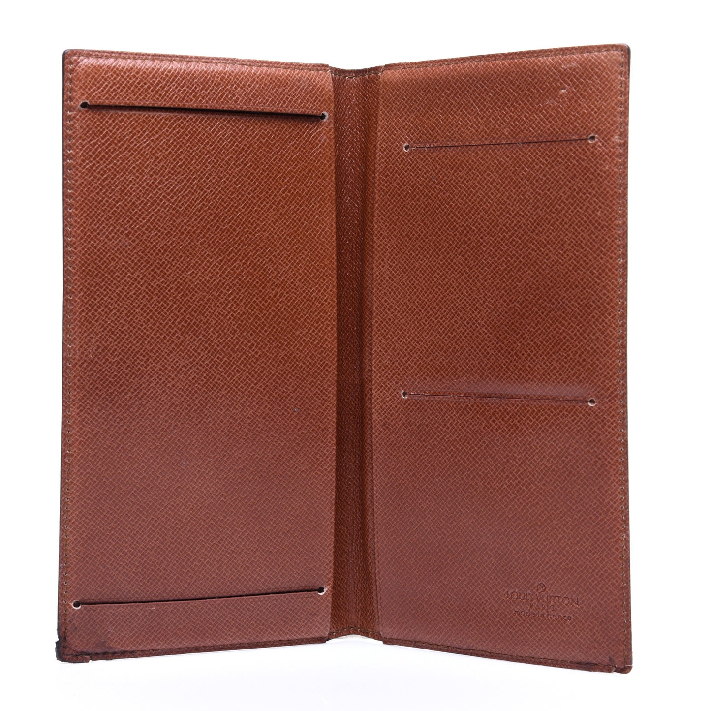 Monogram Checkbook Holder Case Wallet