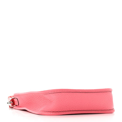 Hermes Taurillon Clemence Amazone Evelyne TPM Rose Azalee Rouge Pivoine 4 of 9