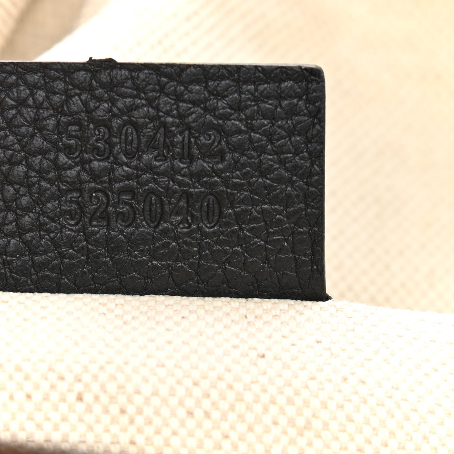Grained Calfskin Logo Belt Bag Black