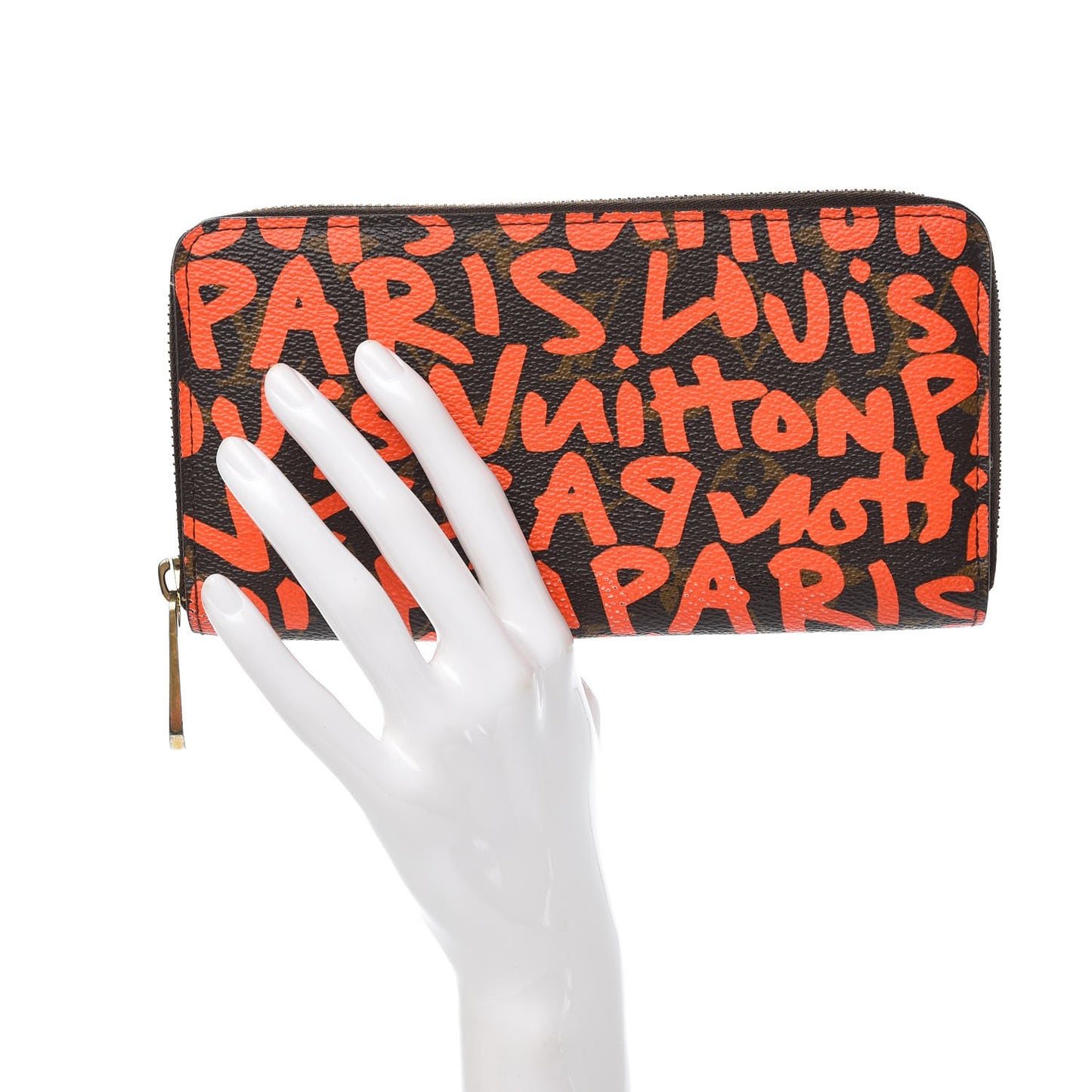 Monogram Graffiti Zippy Wallet Orange