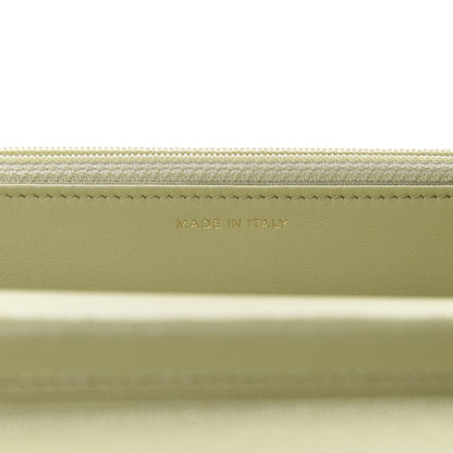 Chanel Caviar Quilted French New Wave Chain CC Wallet On Chain WOC Light Green 8 of 12