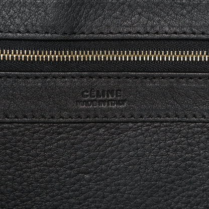 Celine Grained Calfskin Medium Horizontal Cabas Phantom Black 7 of 19