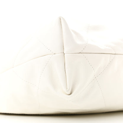 Chanel Calfskin Quilted Small Chanel 22 White 11 of 12