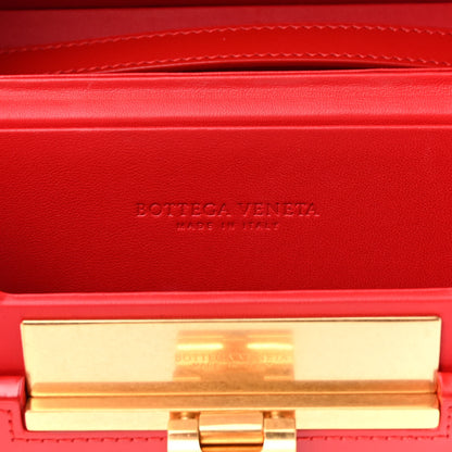 Bottega Veneta Calfskin Daisey Box Clutch Red 6 of 9