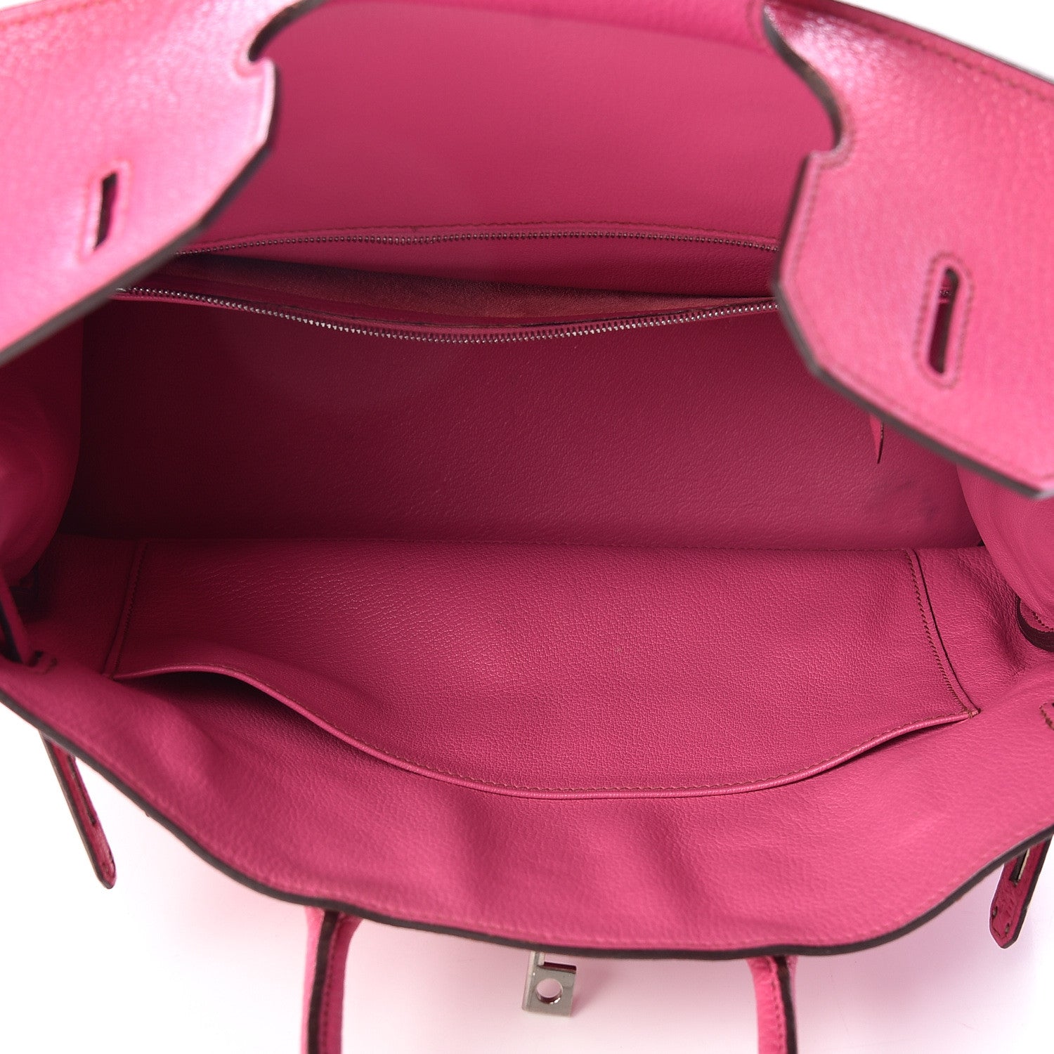 Hermes Chevre de Coromandel HAC Birkin 32 Fuchsia 7 of 19