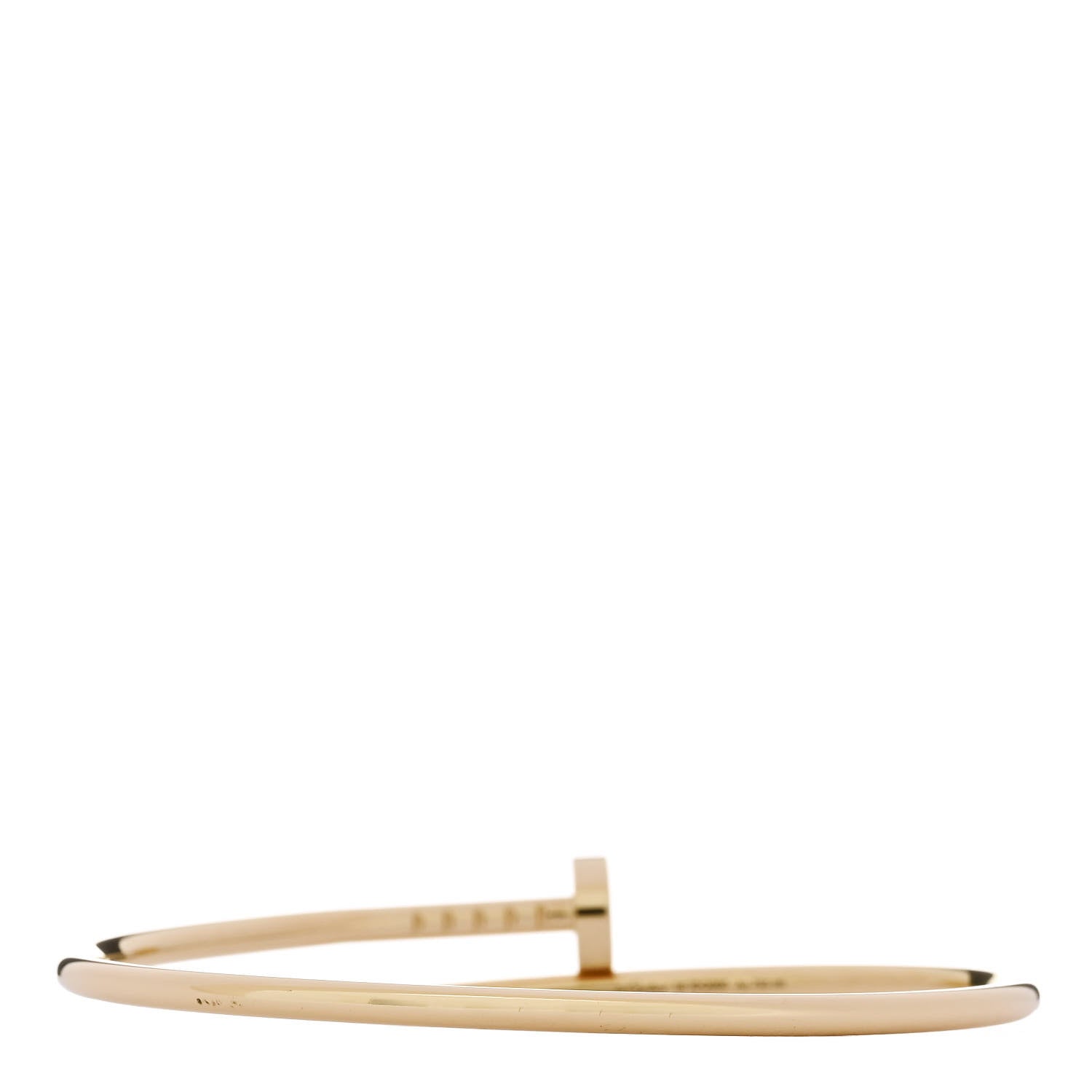 Cartier 18K Yellow Gold Small Juste Un Clou Bracelet 16 2 of 6