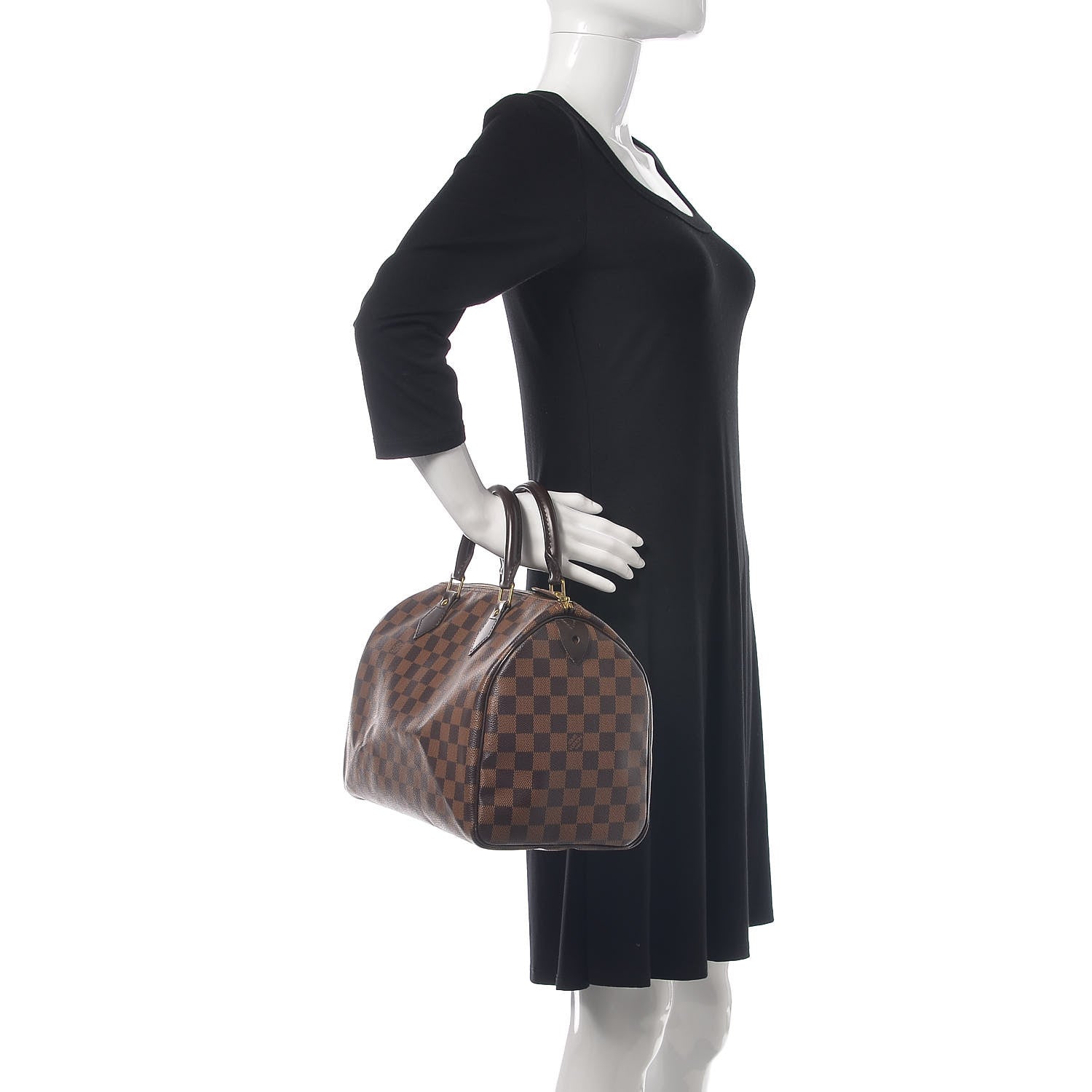 Louis Vuitton Damier Ebene Speedy 30 2 of 8