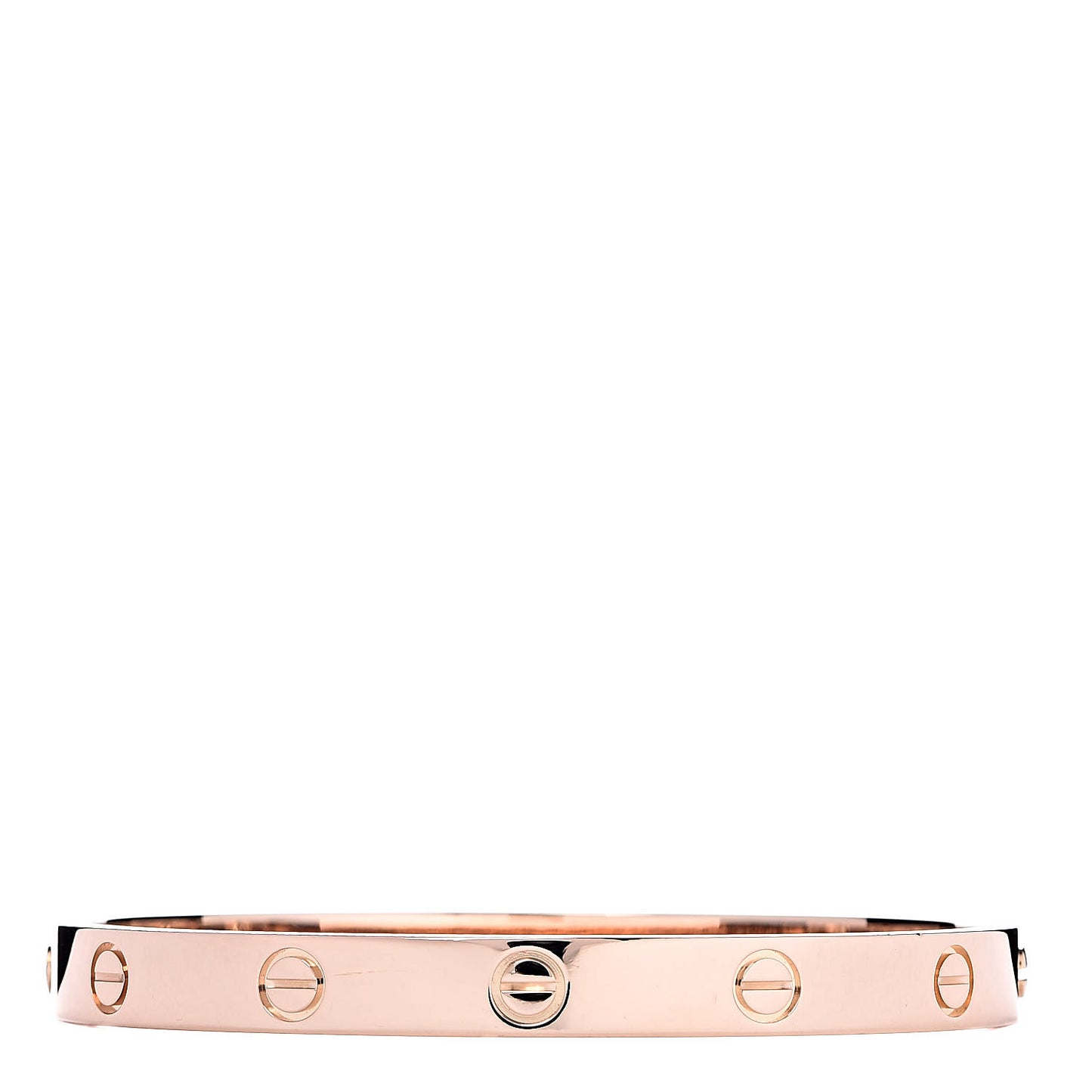 18K Pink Gold LOVE Bracelet 17