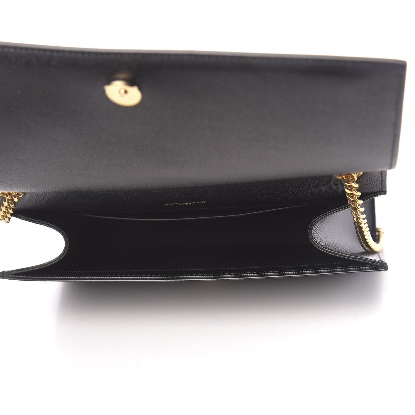 Grain De Poudre Medium Classic Monogram Kate Satchel Black
