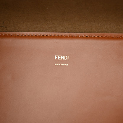 Fendi Vitello King Plexiglass Medium Fendi Sunshine Shopper Tote Cuoio 6 of 12