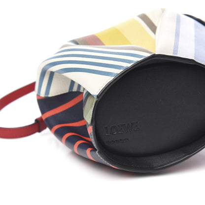 Loewe Calfskin Mini Stripe Elephant Crossbody Bag Multicolor 8 of 10