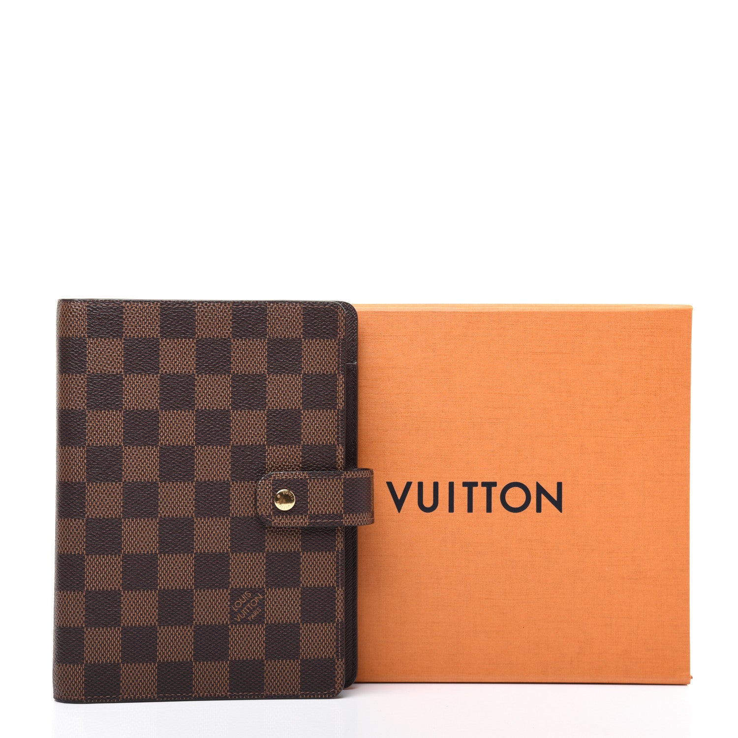 Louis Vuitton Damier Ebene Medium Ring Agenda Cover 13 of 13