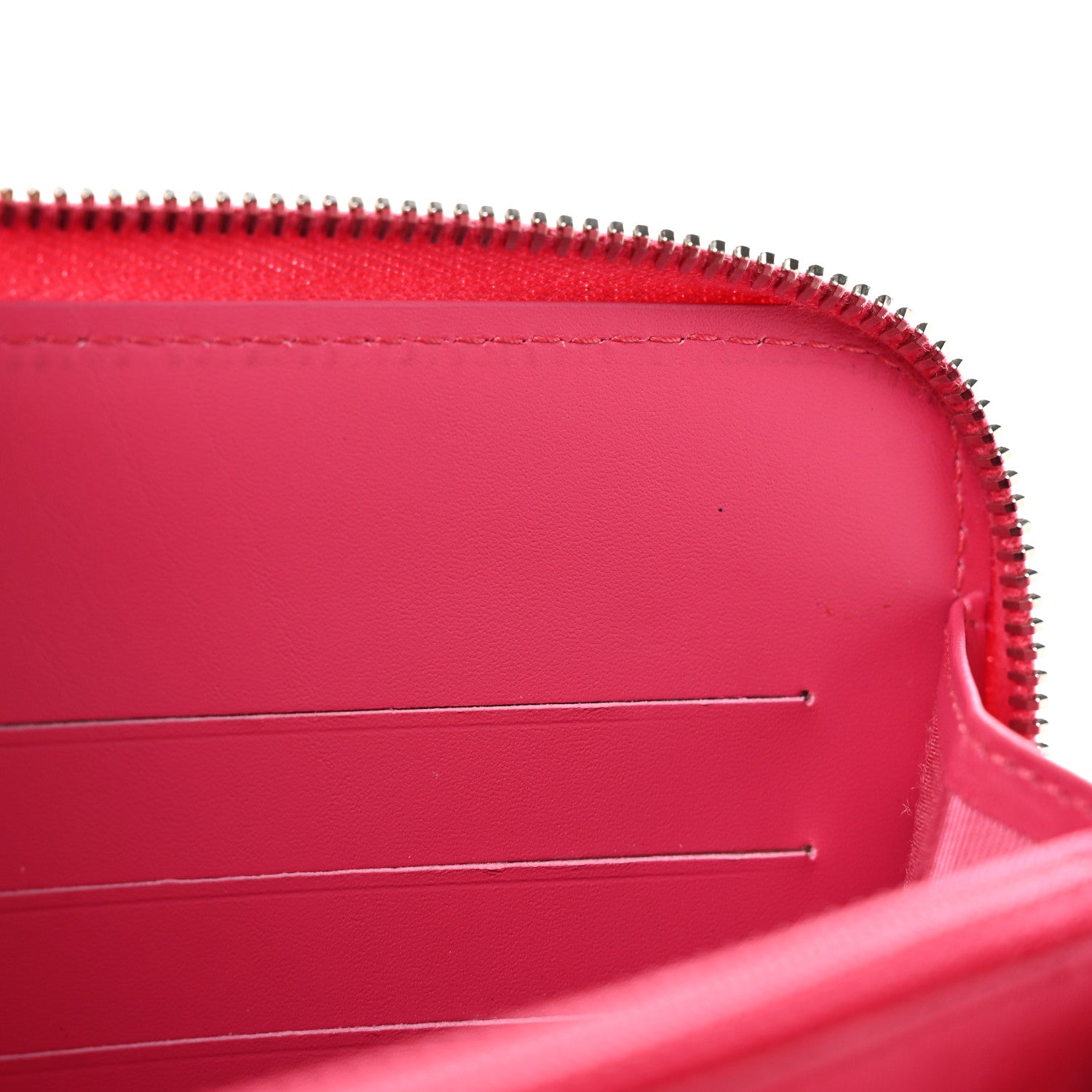 Chanel Patent Quilted Organizer Pouch Pink 9 of 11