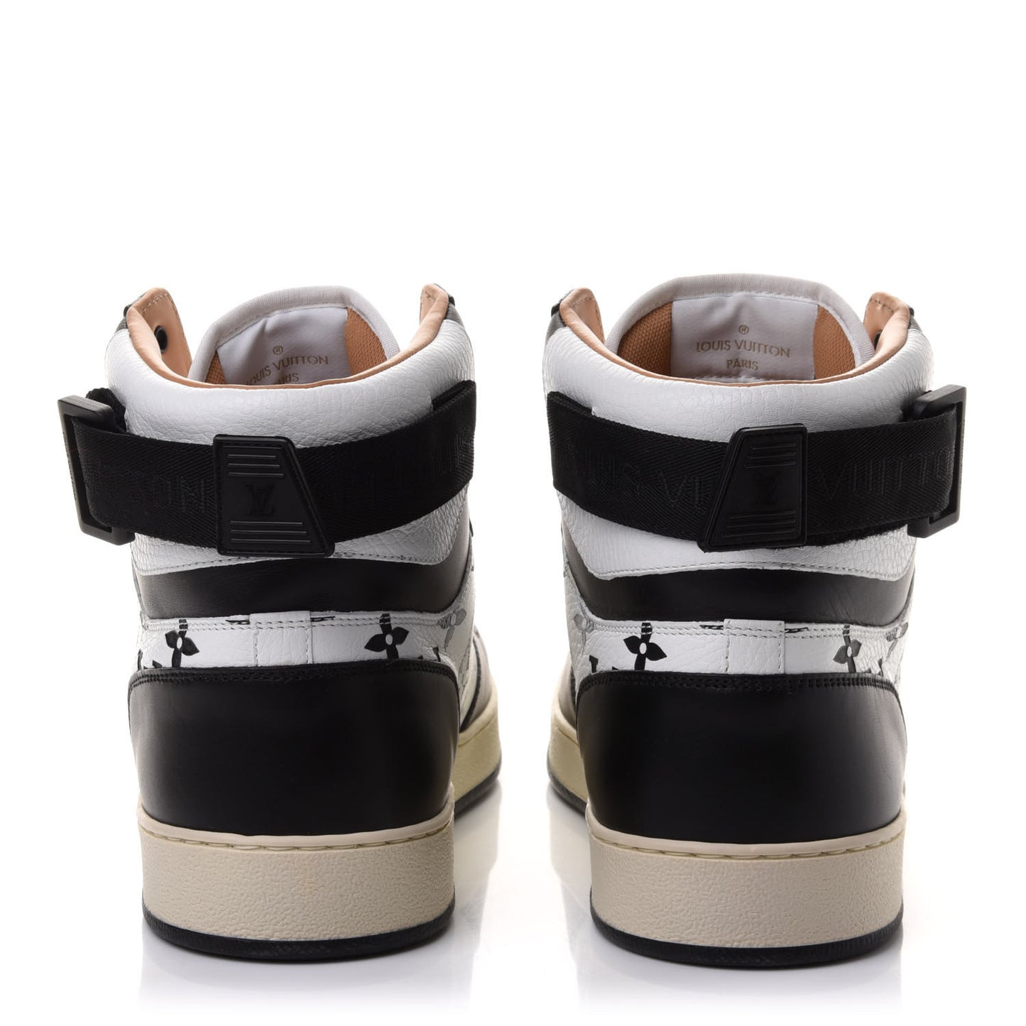 Calfskin Monogram Mens Rivoli High Top Sneakers 8