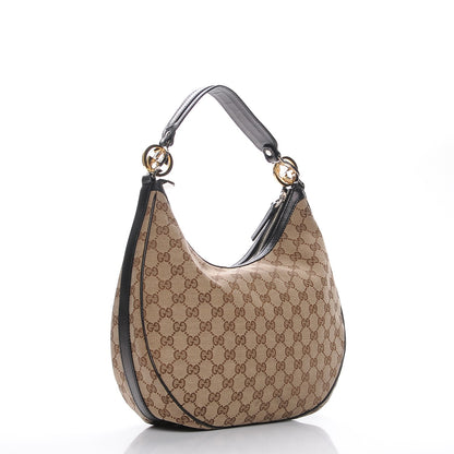 Gucci Monogram Medium GG Twins Hobo Black 3 of 7