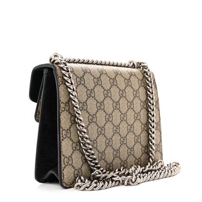 Gucci GG Supreme Monogram Mini Dionysus Shoulder Bag Black 3 of 13