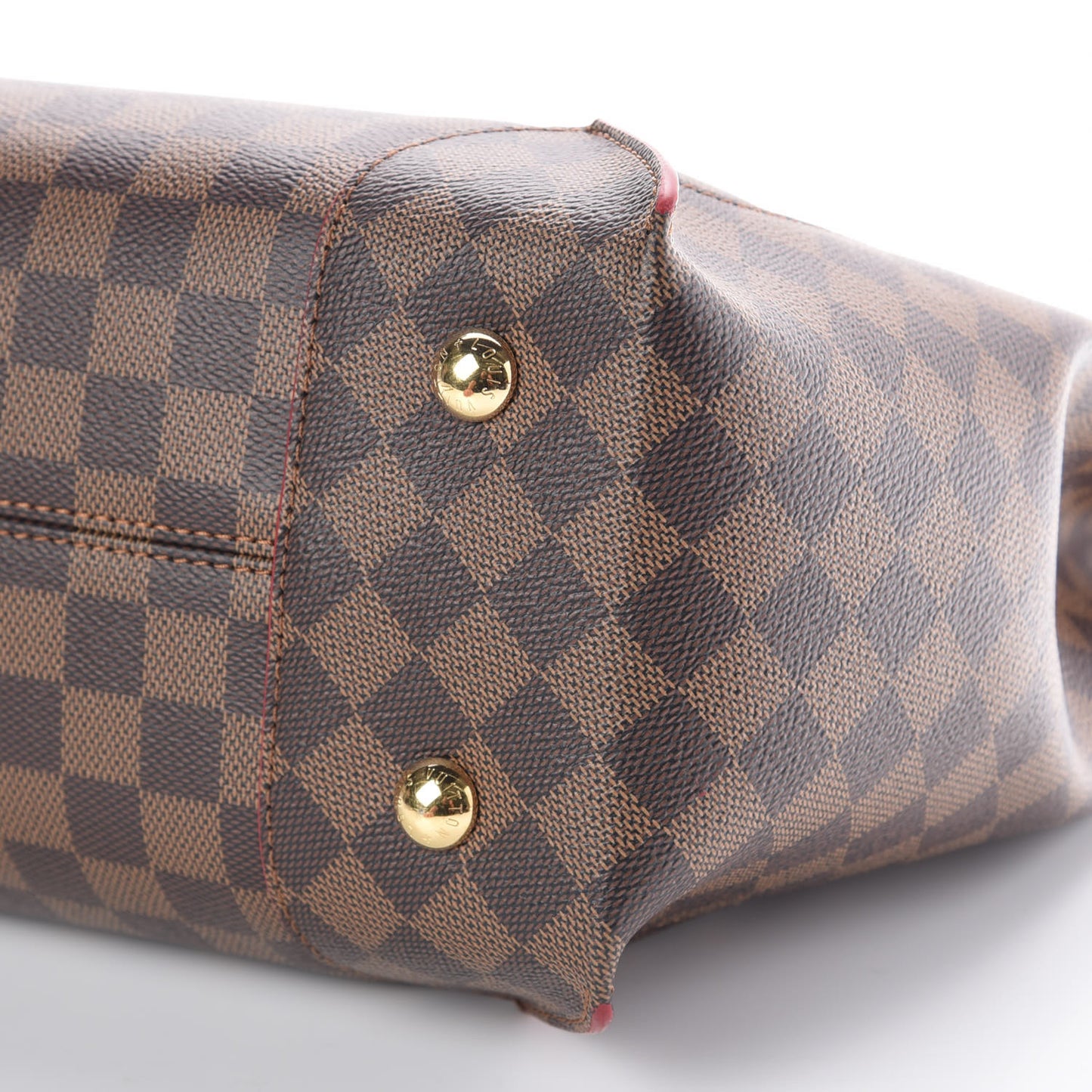 Damier Ebene Caissa Hobo Cherry