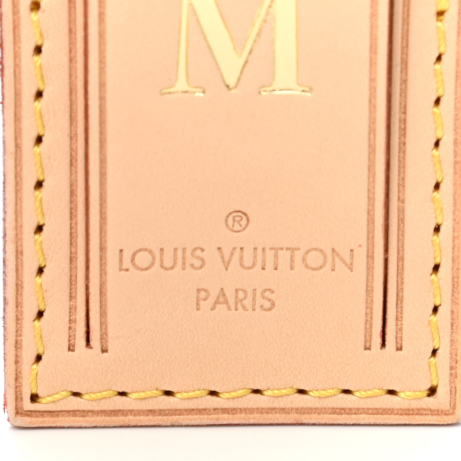 Louis Vuitton Vachetta Luggage Tag 3 of 3