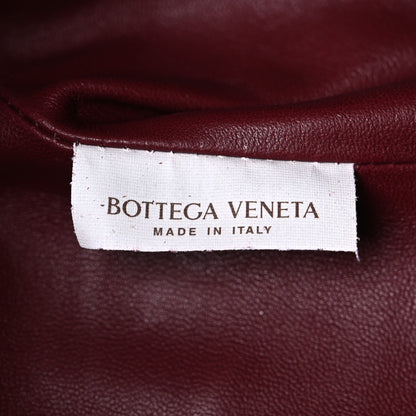 Bottega Veneta Nappa Maxi Intrecciato The Pouch Oversized Clutch Bordeaux 7 of 11