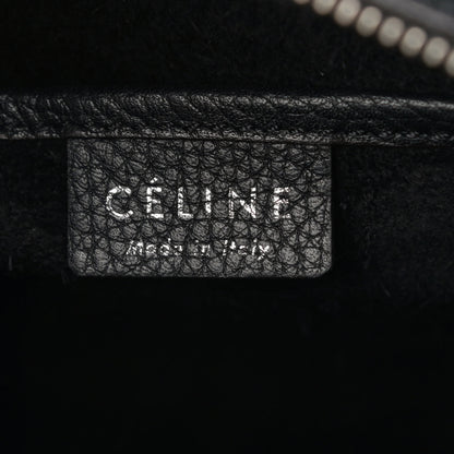 Celine Drummed Calfskin Nano Luggage Black 6 of 22