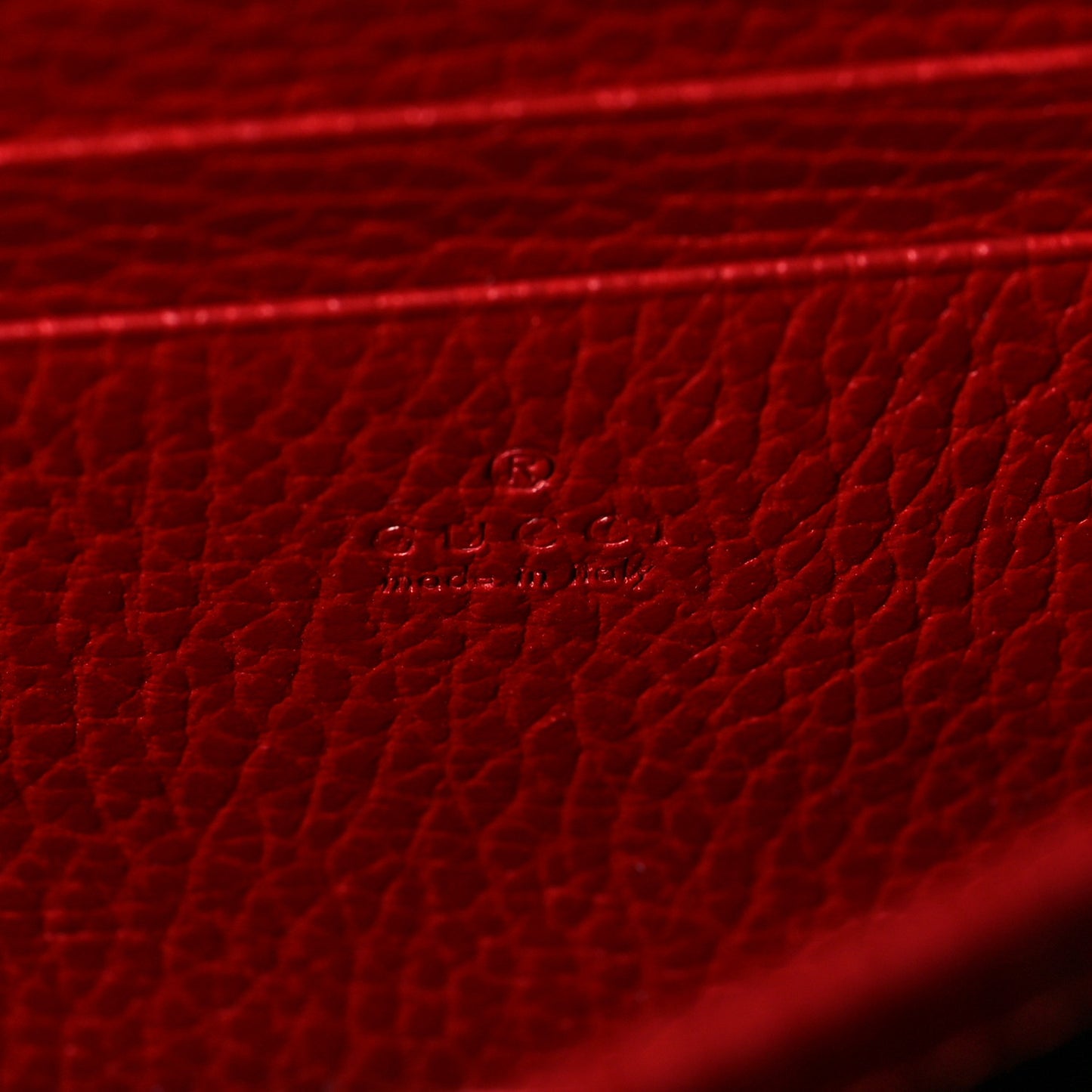 Calfskin Mini Dionysus Chain Wallet Hibiscus Red