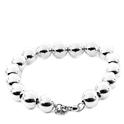 Tiffany Sterling Silver 10mm HardWear Ball Bracelet 3 of 5