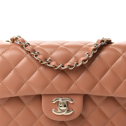 Chanel Lambskin Quilted Mini Rectangular Flap Brown 10 of 11