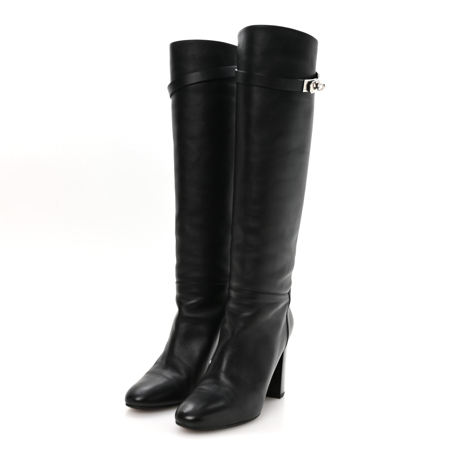 Heritage Calfskin Story Boots 40 Black