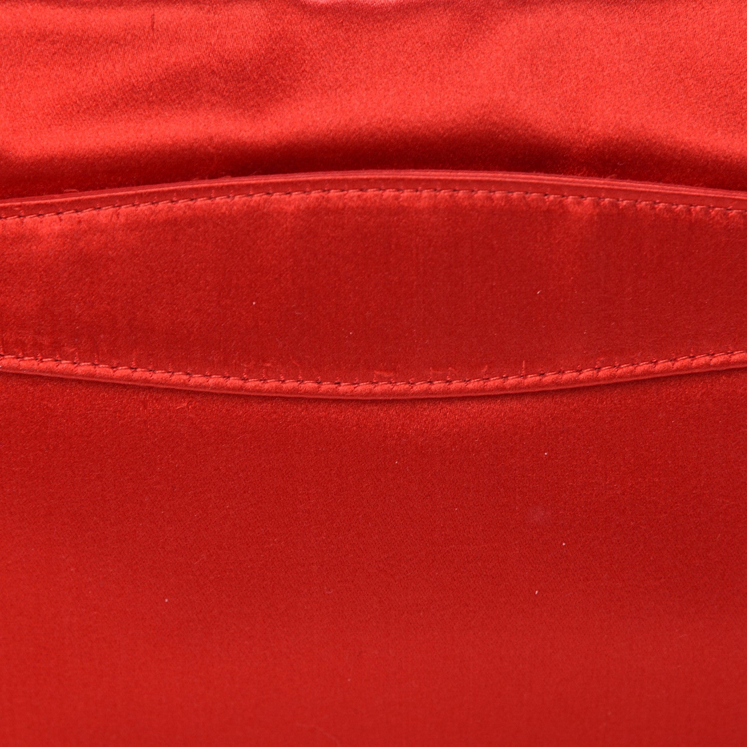 Prada Satin Evening Clutch Fuoco 12 of 13